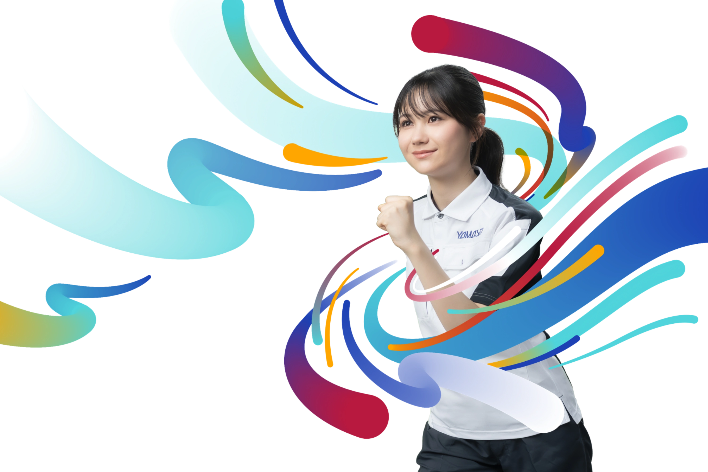 山清倉庫CMイメージガール 堀川梨心