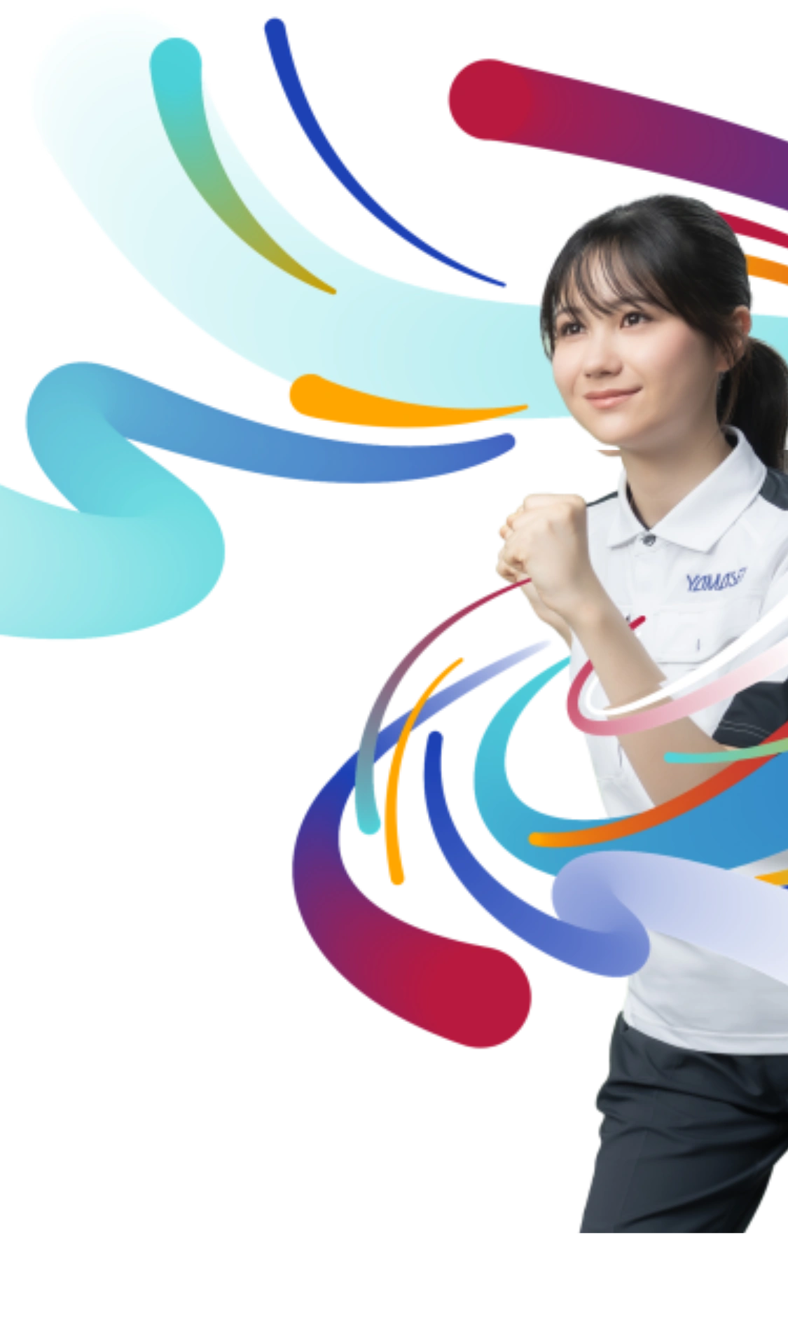 山清倉庫CMイメージガール 堀川梨心